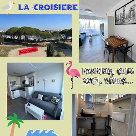 Studio Vue Port, Parking Prive, Terrasse, Clim Ле-Гро-дю-Руа Экстерьер фото